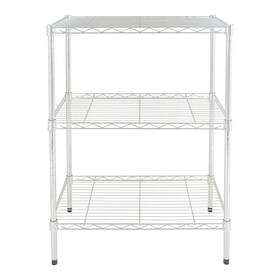 Htf228082874002 Nobrand 3-tier Wire Shelving Rack Chrome 750lbs Capacity