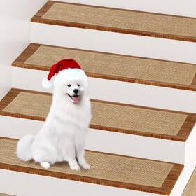 Sf-ltd-3008-ym15-beige Nobrand Non-slip Self-adhesive Stair Treads 8 Inch X30 15-pack Beige