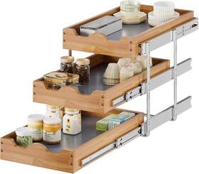 Swb0832111 Nobrand 3-tier Pull Out Drawer 11x21 Inch For Kitchen Pantry Bath