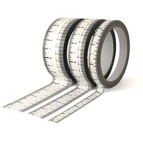 Wrt-01 Nobrand 3pk 1/2 1 1-1/2 Inch Masking Tape 12 Imprint No Residue Waterproof