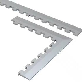 Norsk 445004077079 9.5 Inch X 18.5 Gray Multi-purpose Dove Commercial Pvc Garage Flooring Tile T