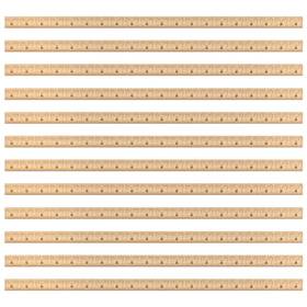 Nuanchu Hl-nuanchu-5682 12 Pcs Unfinished 3d Decorative Wood Trim Molding 12mm Natural Color