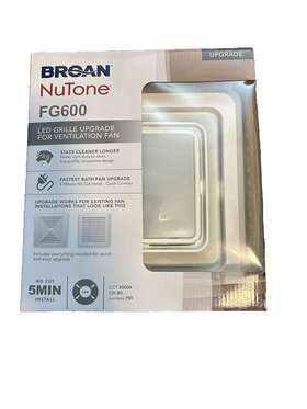 Fg600 Nutone Broan-nutone Led Grille Upgrade For Ventilation Fan New In Box