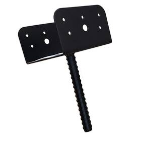 Dsb6 Nuvo Iron 6 Inch Decorative Black Saddle Bracket