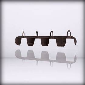 1855 Nuvo Lighting 60/1855 - 4 Light Vanity Dark Chocolate Bronze