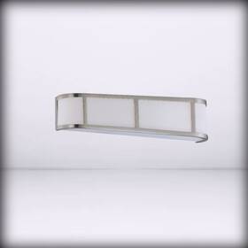 2873 Nuvo Lighting 60/2873 3 Light Vanity 3lt Wall Sconce Satin White Glass Br