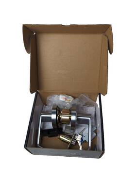 B08hc2z7hg Oakmoore - Heavy Duty Commercial Passage Door Lever Handle Grade 2 With Lock