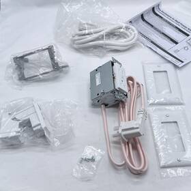 Cpt7526-wh-r6 On-q 804428434863 Pre Tamper Resistant Outlet Power Kit For Media Boxes And Str