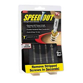 1000246 Ontel Speedout Damaged Screw Extractor And Bolt Set