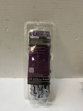 23793r Onward Set Of Locking Pegboard Hooks In Zinc Finish 47-units