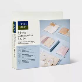 Open Story 774233660170 5pc Compression Bag Set -