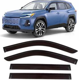 Tyrvvs26 Optimal Co 2026 2027 Tape-on Rain Guards Side Window Deflector Visors For Toyota Rav4 Le