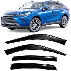 Tyvzvs21 Optimal Co 2021-2024 Tape-on Rain Guards For Toyota Venza Side Window Deflector Visors L