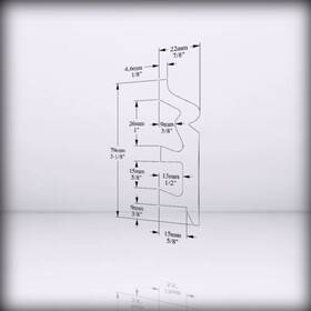 Sx122 Orac Decor 3-1/8in - H X 78in Long 3 Pack Baseboard Moulding White