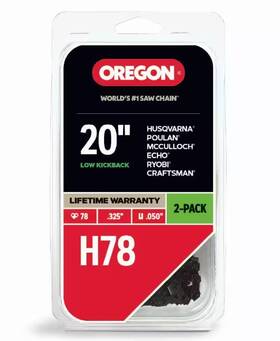 H78t-21 Oregon H78 2-pack Chainsaw Chain For 20 Inch Bar-nob
