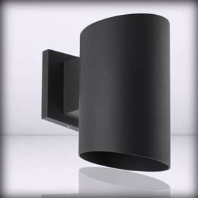 P5712-31 Progress Lighting Cylinder Outdoor 5-inch Width X 7-1/4-inch H Black
