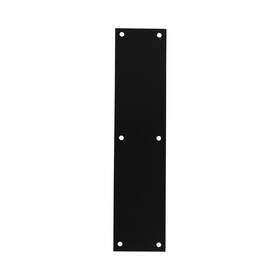 Dd091035bl Pamex 3-1/2 Inch X 15 Solid Brass Push Plate Matte Black Finish