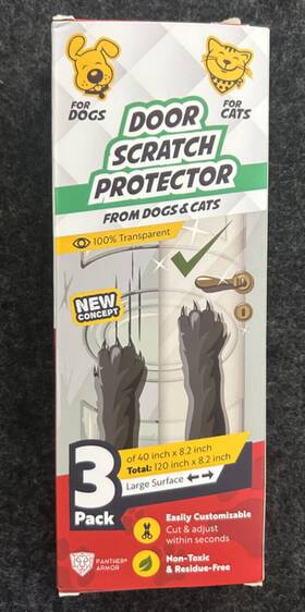 Panther Armor 196852039968 Door Scratch Protector For Dogs And Cats - Customizable Non-toxic