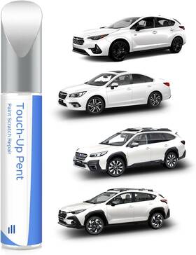 Parts4ev Tupp Subaru K1x Crystal White Pearl Tricoat Touch Up Paint Compatible With Exact Matc