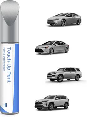 Parts4ev Tupp Toyota 1f7 Classic Silver Metallic Touch Up Paint Compatible With Exact Match Ch