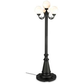 Patio Living Concepts 833353003707 European 00370 Four White Globe Lantern Lamp - Park Style