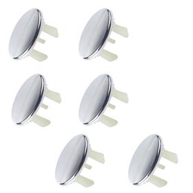 Pctc Dk Yishuikonggai Danceng 6pcs 6 Pack Sink Overflow Covers Bathroom Kitchen Basin Trim Single Layer R Inch