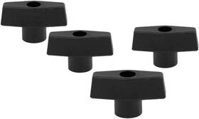 6106 Peachtree Woodworking Supply T-knob 3/8 Inch X 16 4 Pack