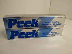 33200 Peek Lot Of 2 Metal Polisher And Protecting Cream By - 3.5 Fl. Oz. / 100 Gr