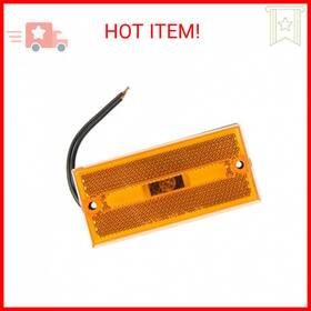 V132a  Peterson Manufacturing Amber Rectangular Clearance/side Marker Light