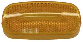V2549-15a Peterson Manufacturing Rv Trailer Camper Lighting Amber Replacement Lens For 55-7827 Pm 6