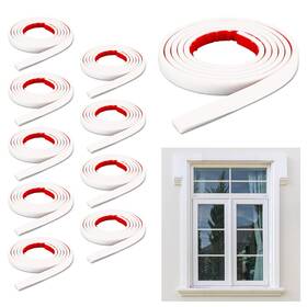 1001176 Peutier 10pcs Window Grid Kit 32.8ft White Grille Inserts 32.81ft