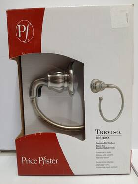 Bph-d1kk Pfister Price Treviso Brushed Nickel Towel Ring Brand New
