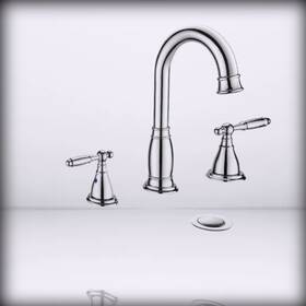 Wf017-4-c Phiestina Chrome - Widespread 8 Inch 3 Hole 2-handle Bathroom Faucet Lead-free