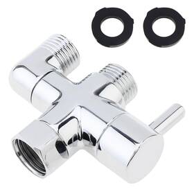 Pnxktxo Plu 002 G1/2 Inch Shower Head Diverter Valve 3 Way Brass Arm Split
