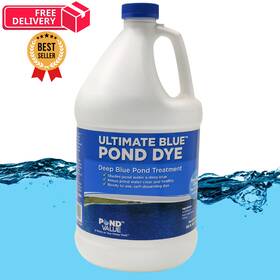530090 Pondvalue Ultimate Blue Pond Dye Liquid Concentrate 1 Gallon
