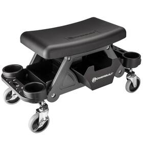 642924ece Powerbuilt Heavy Duty Rolling Seat With Cushion -
