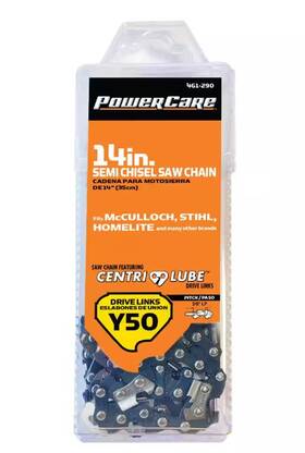 Cl15050pc2 Powercare Y50 14 Inch Semi Chisel Chainsaw Chain-new Read