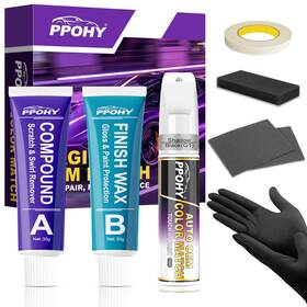 Ppohy B0gypb2b3w Shadow Blackg1 Touch Up Paint For Ford A/b Wax Oem Exact Matchscratch