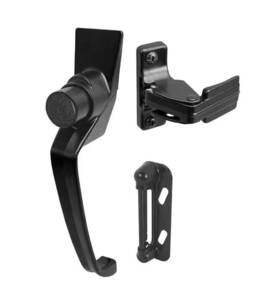 K-5082 Prime-line Black Push Button Latch With 1-1/2 Inch Hole Center
