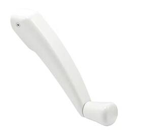 Th-22253 Prime-line Window Operator Folding Crank Handle 11/32 Inch Bore White Enamel Finish