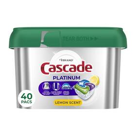 00030772155332 Procter & Gamble Dishwasher Pods De Lemon 40 Count