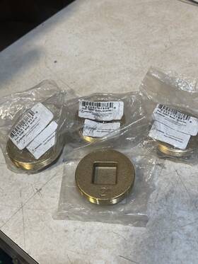 Ml68750 Prod 92591 4 New 2 Inch Countersunk Southern Code Brass Cleanout Plug M4