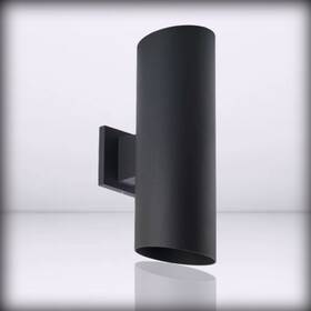 P5675-31 Progress Lighting P5675-31/30k Cylinder Collection 5 For Modern Outdoor Up/down Led Blac