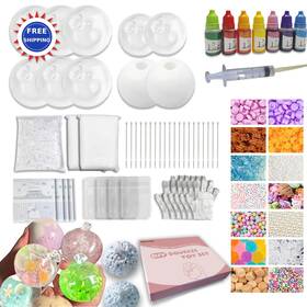 Hrskg-1 Psykade Stress Ball Making Kit Diy 14 Oz 7 Kit-easy Skins Fillers Slime Clay