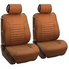 Pu206tan102 Tan Seat Cushions Multifunctional Quilted Leather Front Cushion 816352021477