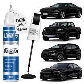 Qnofuit B0grvs2lv1 Shadow Black G1 Touch Up Paint For Cars Compatible Ford