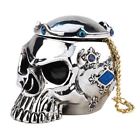 Qs23530 Design Toscano Chrome Dome Gothic Skull Box By 846092092949