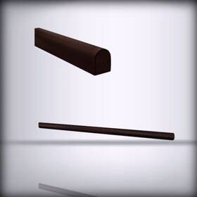 Ml401070003pk12 Questech Decor - Tile Trim 1/2 X 12 Inch Soho Pencil Tri Oil Rubbed Bronze