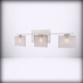 Wcp8603bn Quoizel Westcap Vanity 3-light 180 Total Watts Brushed Nickel