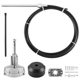 Qbotzx-05 Qymopay Boats Steering System 15ft Cable Outboard Kit 3/4 Inch And Other Watercraft